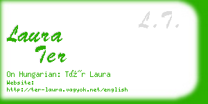laura ter business card